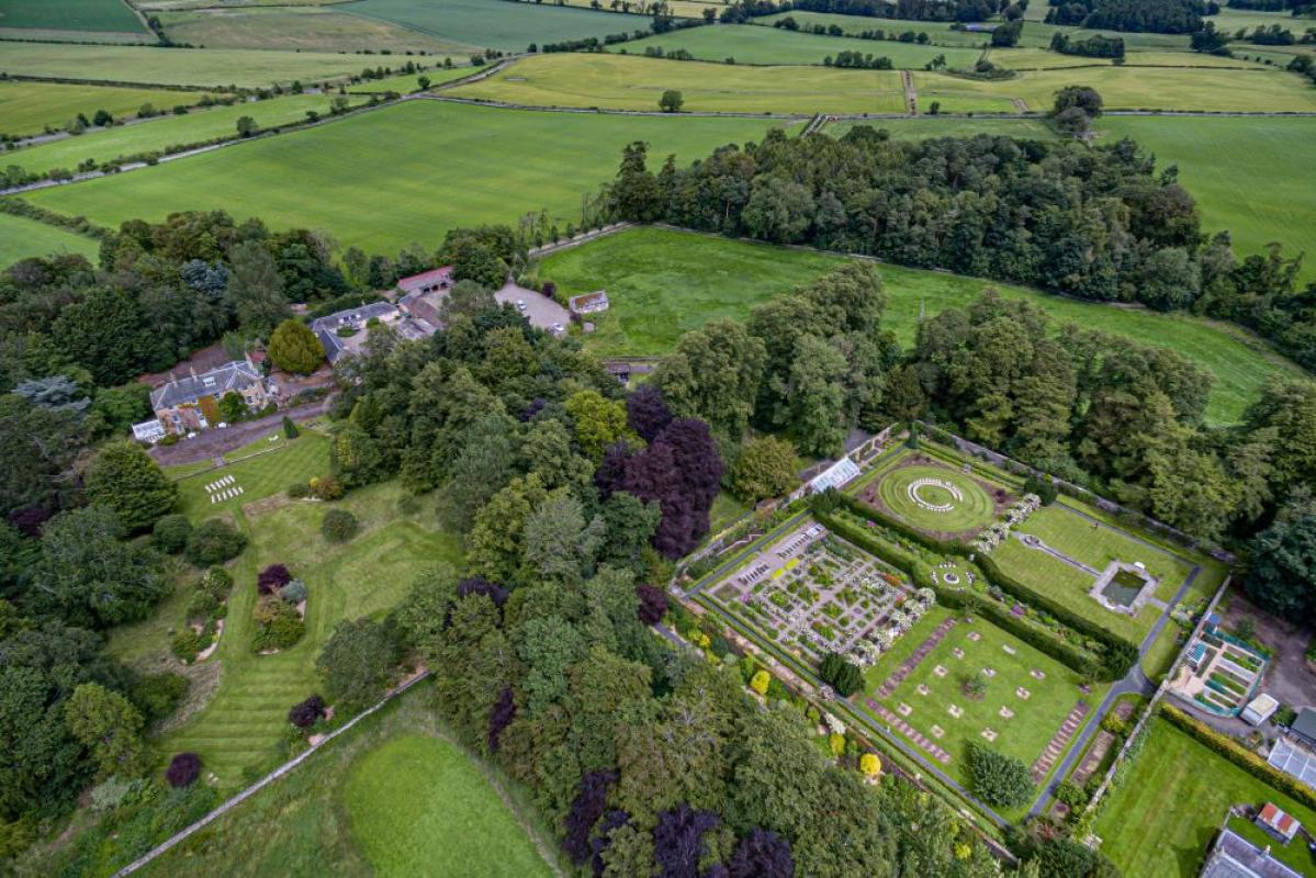 Backhouse Rossie aerial view