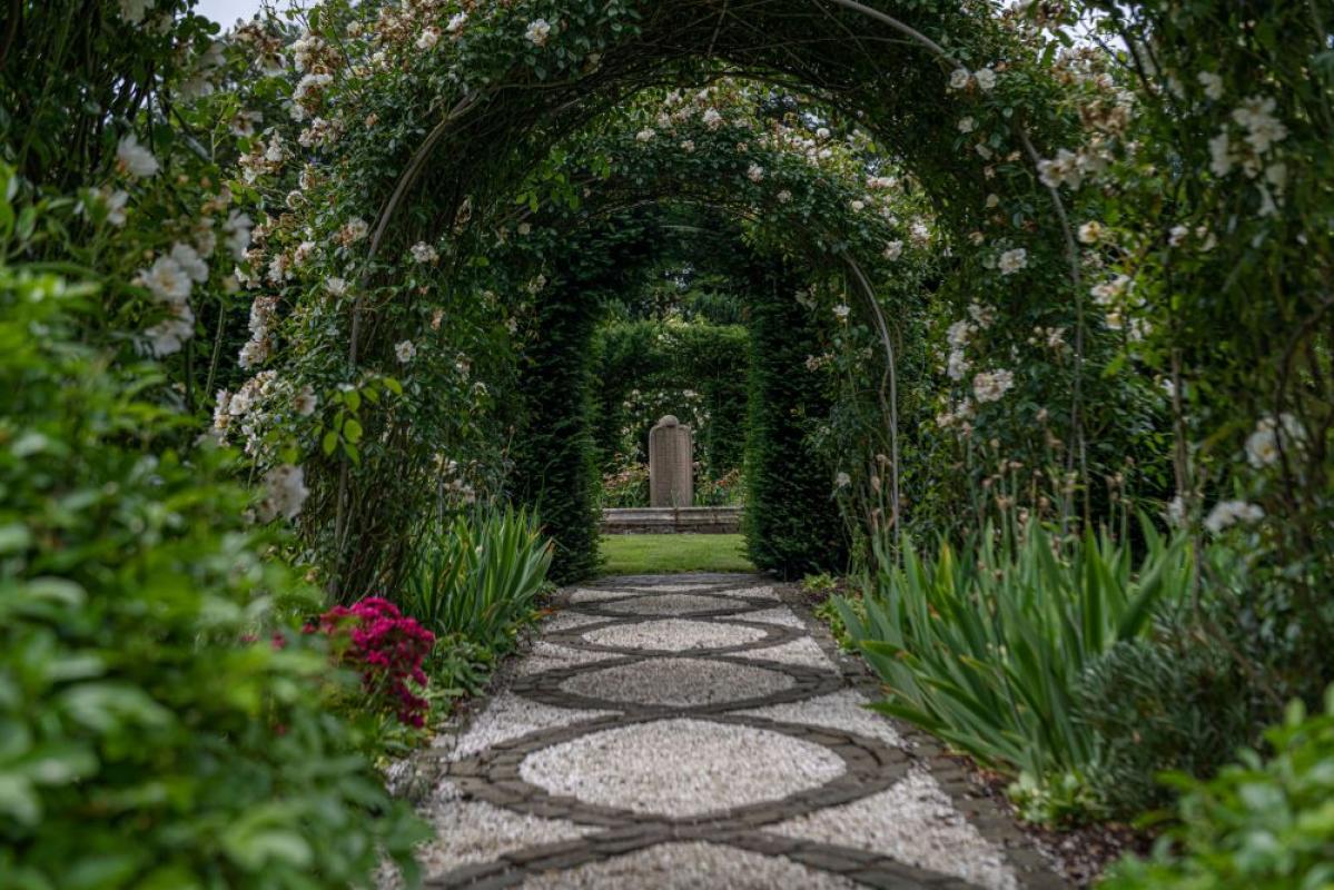 Backhouse Rossie flower arch