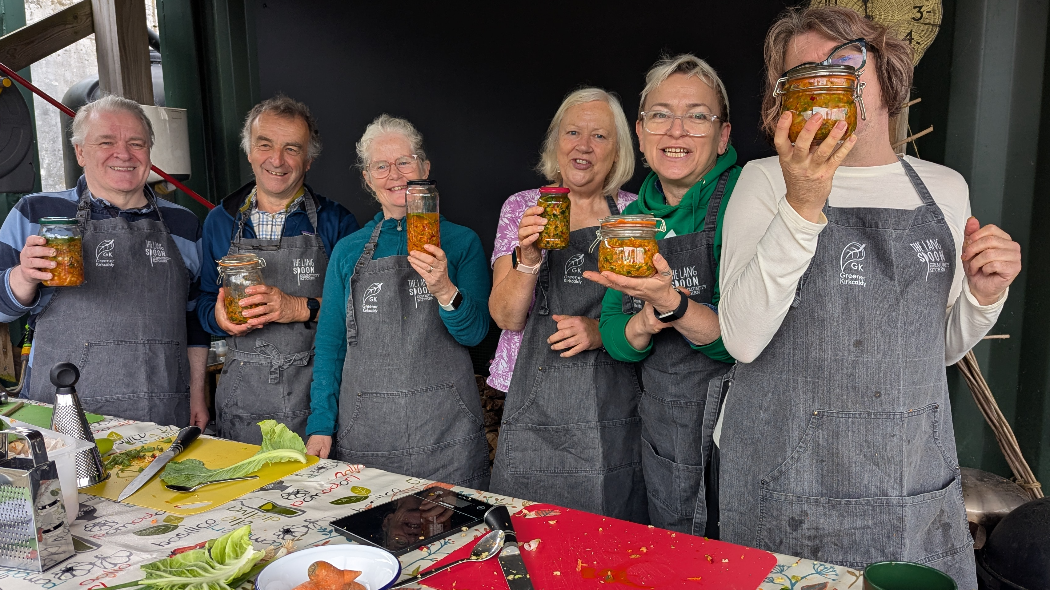 Fermenting in the garden: Kimchi & seasonal garden veg